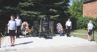 Памятник сделан и установлен на личные средства сотрудников клинского отдела МВД и его ветеранов