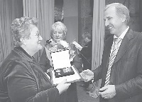 Вручение награды«Почётный гражданинЛюберецкого районаи города Люберцы», 2007 год