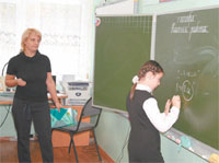 Юлия Николаевна Шмакова, учитель начальных классов. Фото Юрия БАЛДИНА.